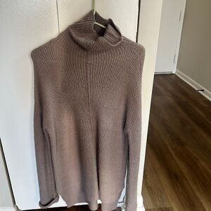 Cozy Brown Turtleneck Sweater